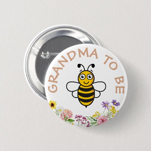 Oma, süß zu sein, wie man kann button (Vorne & Hinten)