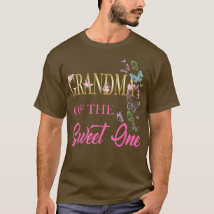 Oma Sweet One 1. Geburtstag Thema Familie Butter T-Shirt