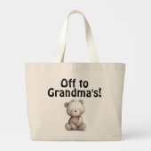 Oma-Tasche Jumbo Stoffbeutel (Rückseite)