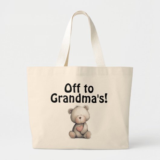 Oma-Tasche Jumbo Stoffbeutel (Vorne)