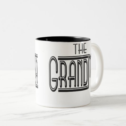 Oma-Tasse Zweifarbige Tasse (VorderseiteRechts)