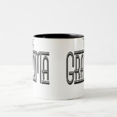 Oma-Tasse Zweifarbige Tasse (Mittel)