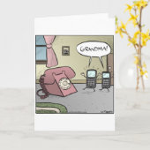 Oma Telefone Karte (Gelbe Blume)