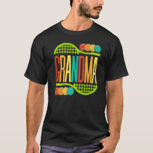 Oma Tennis Racket Balls Sport Nana Mimi T-Shirt