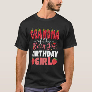 Oma The Berry First Birthday of Girl Strawb T-Shirt