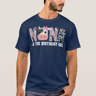 Oma The Birthday for Girl Cow Farm Birthday T-Shirt