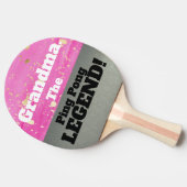 Oma the Legend Smack Talk Pink Silver Game Tischtennis Schläger (Seitenansicht)
