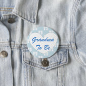 Oma to Be Baby Showbutton Blue Button (Beispiel)