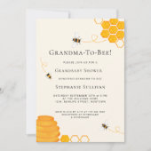 Oma to be Baby Shower Einladung (Vorderseite)