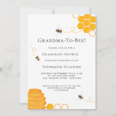 Oma to be Baby Shower Einladung (Vorderseite)