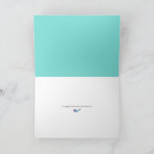 Oma-to-be New Baby Animals in Windows Card Karte (Innenseite)