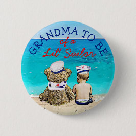 Oma to Be of a Lil'Sailor Baby Shower Button