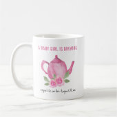 Oma to Be Pink Teapot Ein kleines Mädchen braut Kaffeetasse (Links)