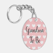 Oma to Be, Schwangerschaft Ankündigung Ultrasund Schlüsselanhänger (Vorderseite links)