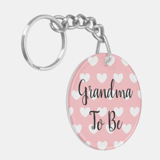 Oma to Be, Schwangerschaft Ankündigung Ultrasund Schlüsselanhänger (Vorderseite links)