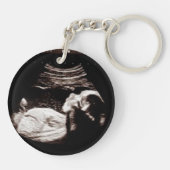 Oma to Be, Schwangerschaft Ankündigung Ultrasund Schlüsselanhänger (Rückseite)