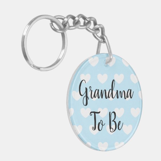 Oma to Be, Schwangerschaft Ankündigung Ultrasund Schlüsselanhänger (Vorderseite links)