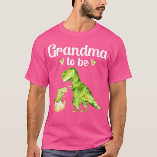 Oma to be T-Rex Dinosaur Kinderdusche T-Shirt (Vorderseite)