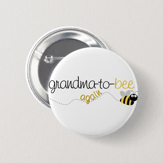 Oma to Bee Again T - Shirt Button (Vorne & Hinten)