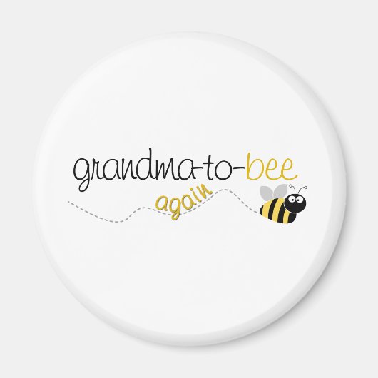 Oma to Bee Again T - Shirt Magnet (Vorne)