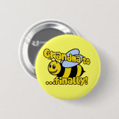Oma to BEE Endlich! Button (Vorne & Hinten)
