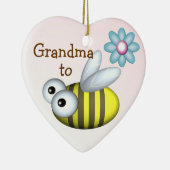 Oma to Bee/ Erwartungshaltung Keramik Ornament (Rechts)