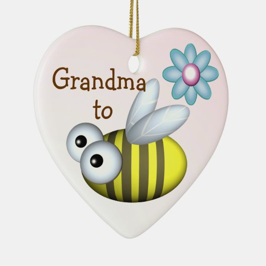 Oma to Bee/ Erwartungshaltung Keramik Ornament (Rechts)