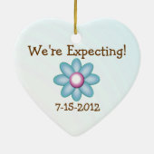 Oma to Bee/ Erwartungshaltung Keramik Ornament (Hinten)