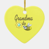 Oma to Bee Keramik Ornament (Vorne)