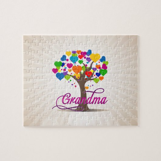 Oma Tree of Life Hearts Puzzle (Horizontal)