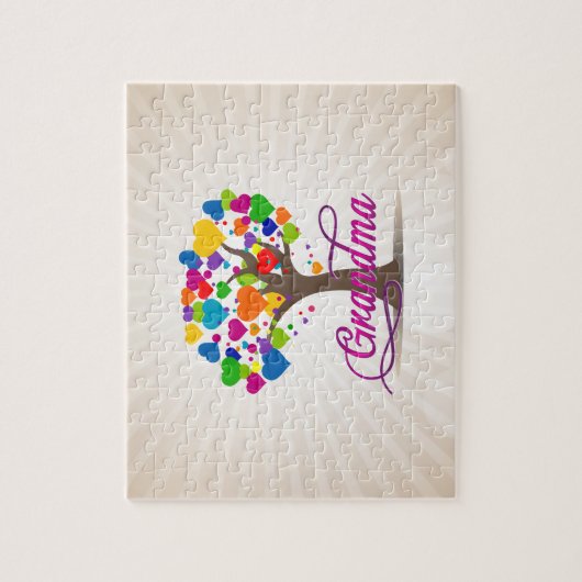 Oma Tree of Life Hearts Puzzle (Vertikal)