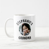 Oma Trendy Personalisiert Grandtochter Foto Kaffeetasse (Links)