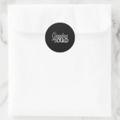 Oma-Truppe Runder Aufkleber (Tasche)