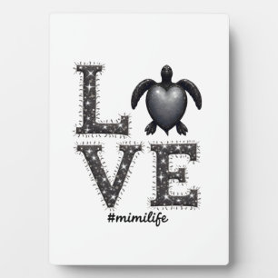 Oma Turtle - Liebe Mimi Life Sea Turtle, Mimi T Fotoplatte