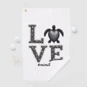 Oma Turtle - Liebe Mimi Life Sea Turtle, Mimi T Golfhandtuch (Insitu)