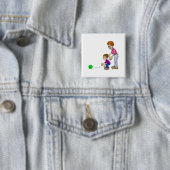 Oma-u. Jungen-Bowling Button (Beispiel)