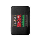 Oma Ugly Christmas Sweater Badematte (Vorderseite Vertikal)