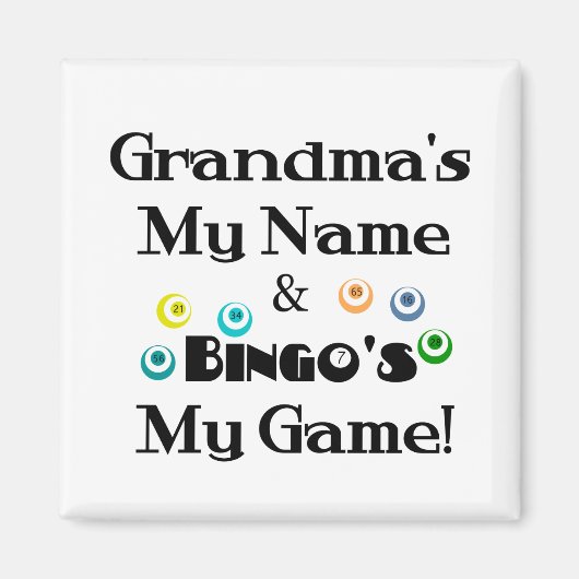 Oma und Bingo Magnet (Vorne)