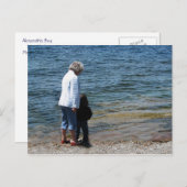 Oma und Devin Postkarte (Vorne/Hinten)