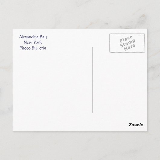 Oma und Devin Postkarte (Rückseite)