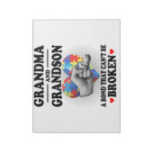 Oma und Grandson eine Bindung, die nicht gebrochen Notizblock (Rotiert)