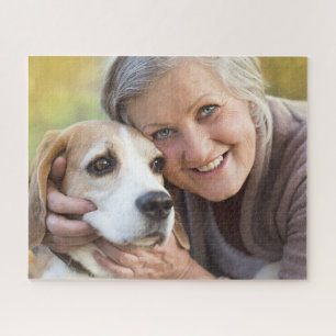 Oma und Hund Puzzle
