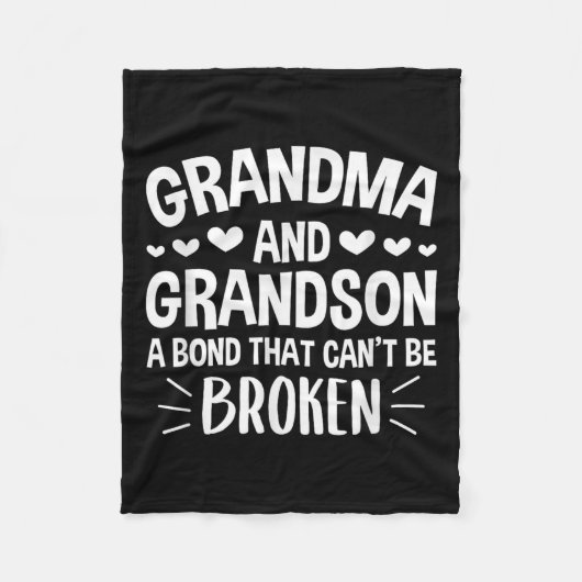 Oma und Oma eine Anleihe, die nicht zerbrochen wer Fleecedecke (Vorderseite)