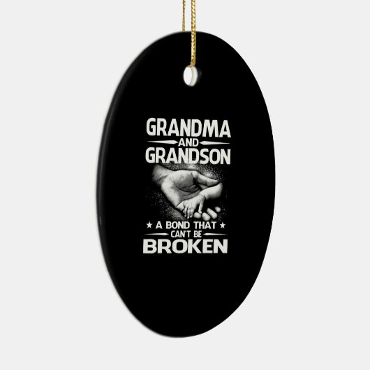 Oma und Oma eine Anleihe, die nicht zerbrochen wer Keramik Ornament (Rechts)