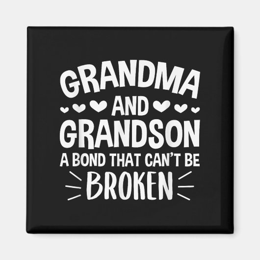 Oma und Oma eine Anleihe, die nicht zerbrochen wer Magnet (Vorne)