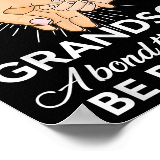 Oma und Oma eine Anleihe, die nicht zerbrochen wer Poster (Ecke)