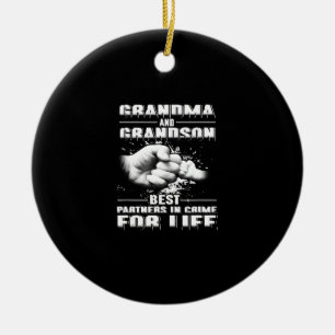 Oma und Opa Best Partners Verbrechen für das Leben Keramik Ornament
