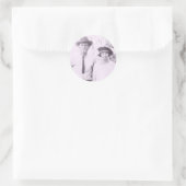 Oma und Opa Brandon Runder Aufkleber (Tasche)