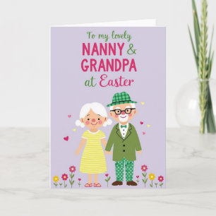 Oma und Opa Grußkarte Karte