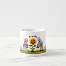 Oma und Opa kleine Sonne Kaffeetasse Espressotasse